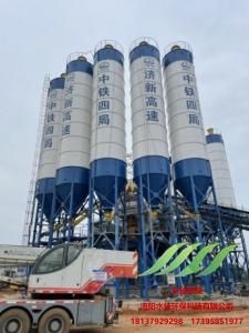 濟(jì)源中鐵四局商混站倉(cāng)頂除塵